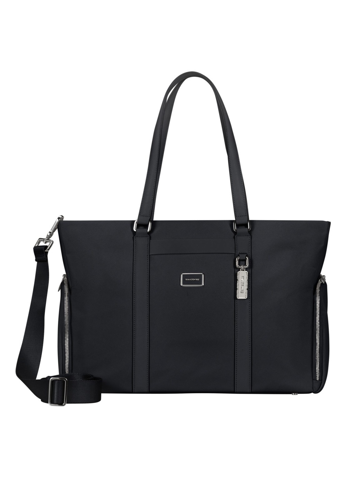 Samsonite Image Biz shopper met 14.1 inch laptopvak - voorkant 2 zwart