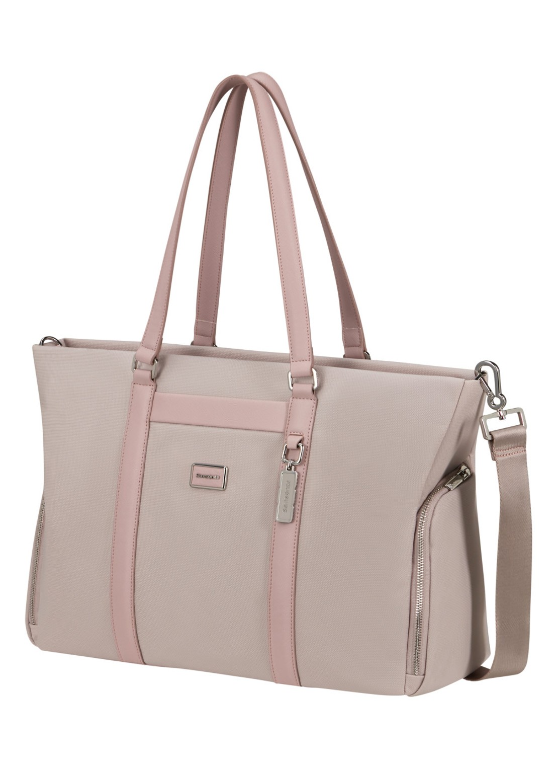 Samsonite Image Biz shopper met 14.1 inch laptopvak - voorkant 2 rose