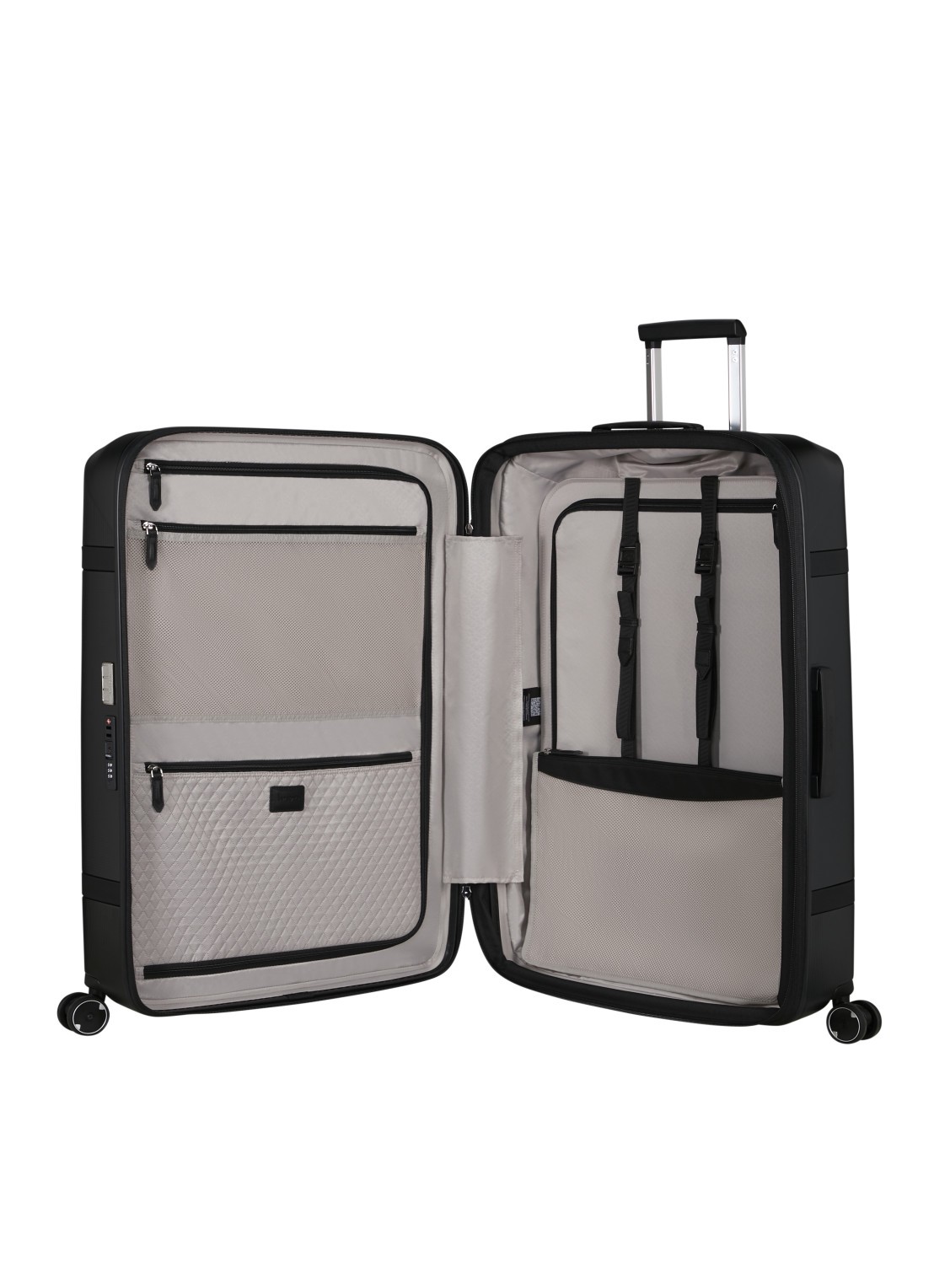 Samsonite Image spinner vergrootbare spinner 81 cm - voorkant 6 zwart
