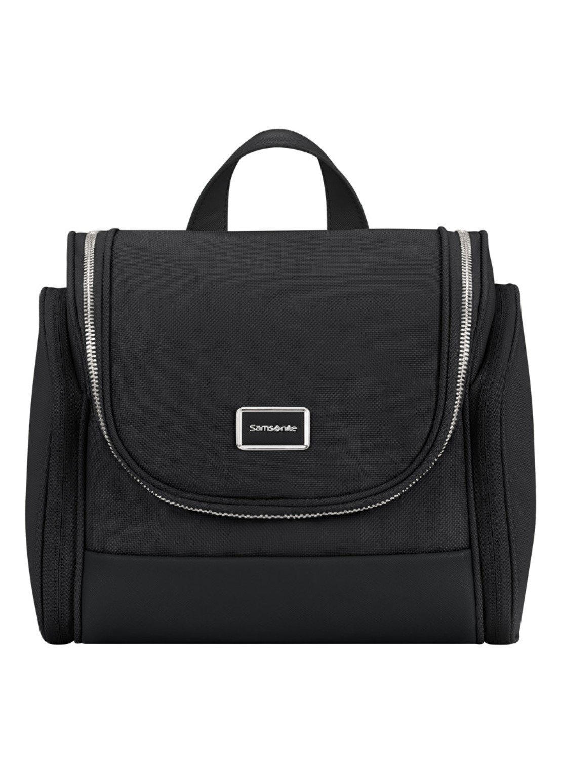 Samsonite Image Toilet Kit toilettas met logo - voorkant zwart