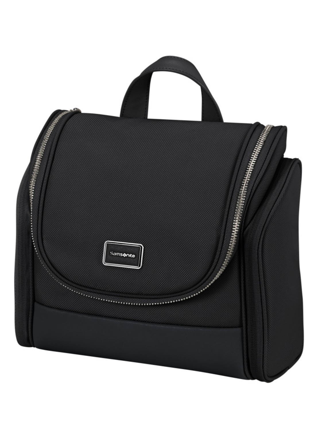 Samsonite Image Toilet Kit toilettas met logo - voorkant 2 zwart
