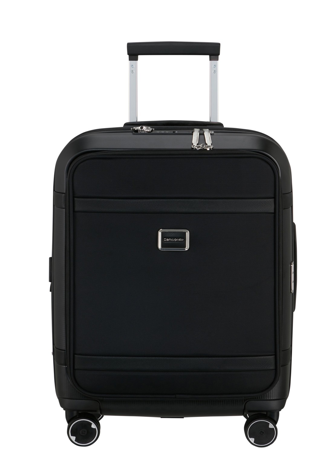 Samsonite Image vergrootbare spinner 55 cm - voorkant 2 black