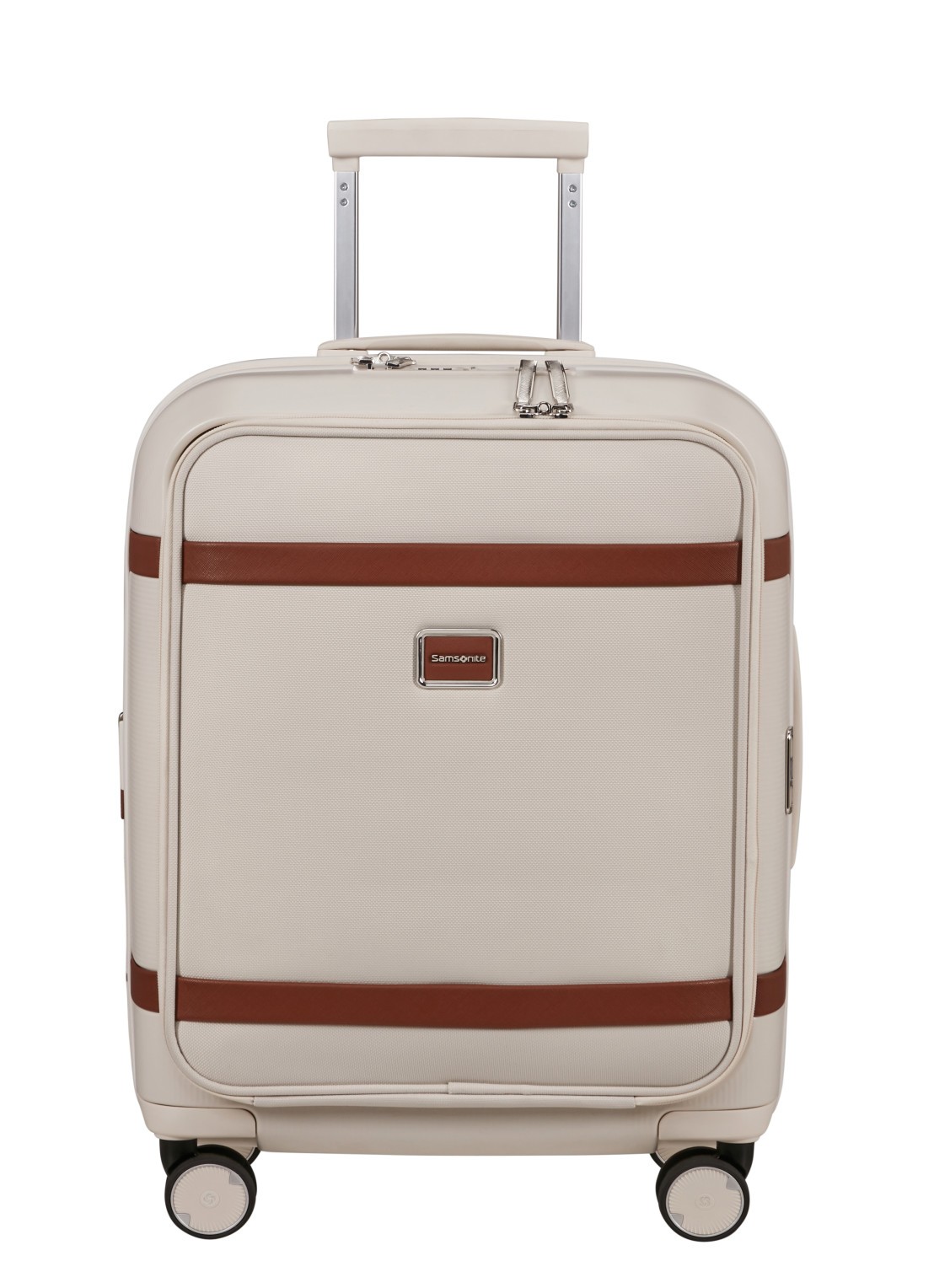 Samsonite Image vergrootbare spinner 55 cm - voorkant 4 ivory