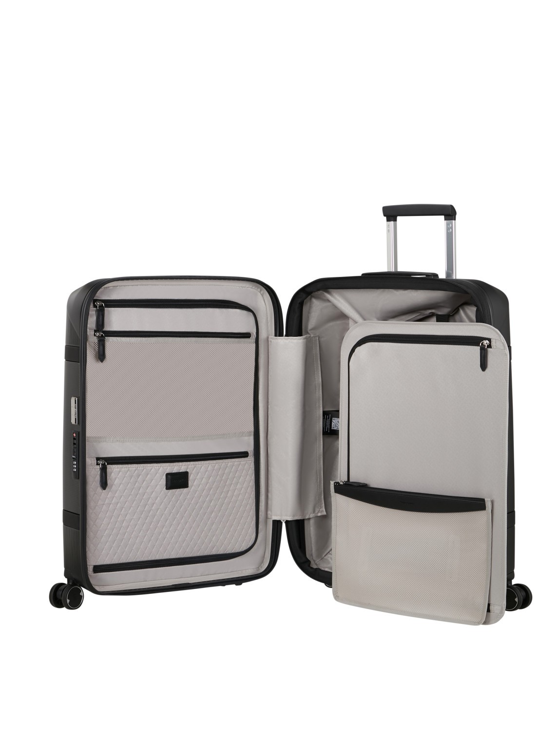 Samsonite Image vergrootbare spinner 69 cm - voorkant 2 zwart