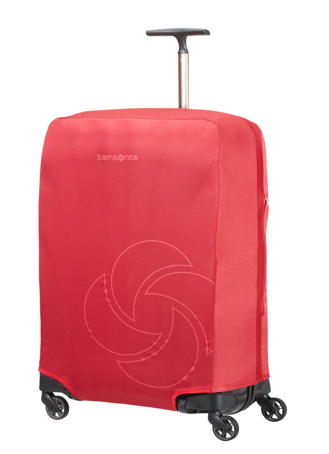 Samsonite Kofferhoes L/M spinner 65/75 cm - voorkant steenrood