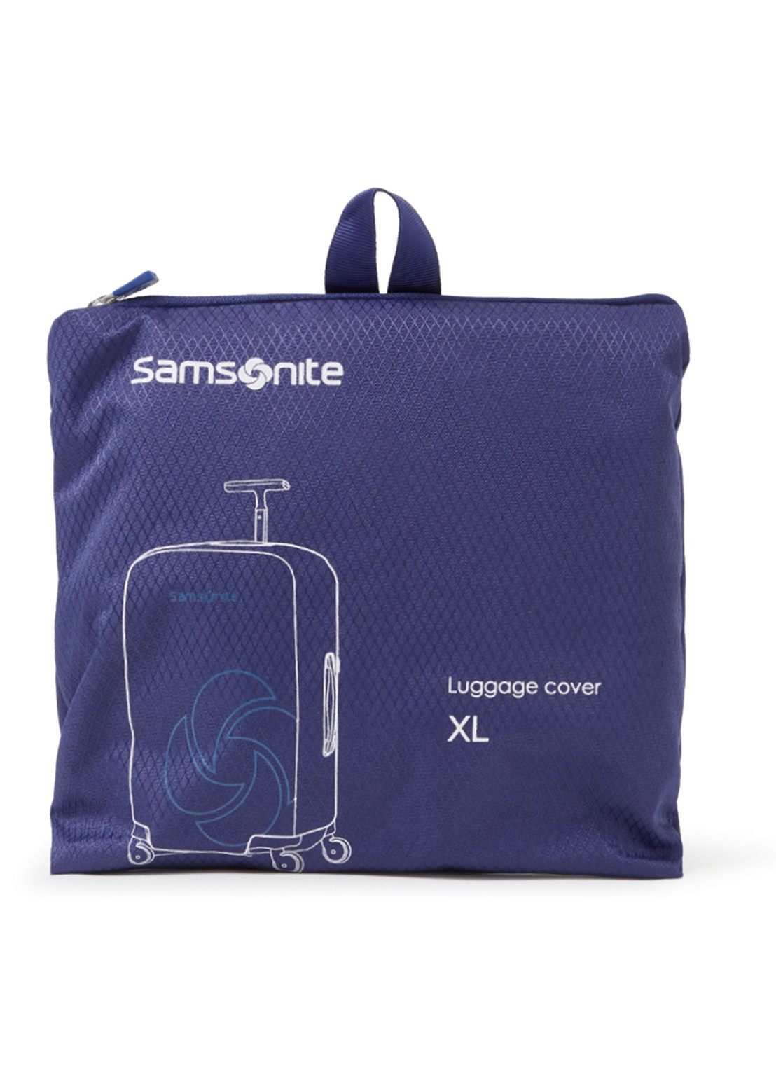 Samsonite Kofferhoes XL spinner 81/86 cm - voorkant royalblauw