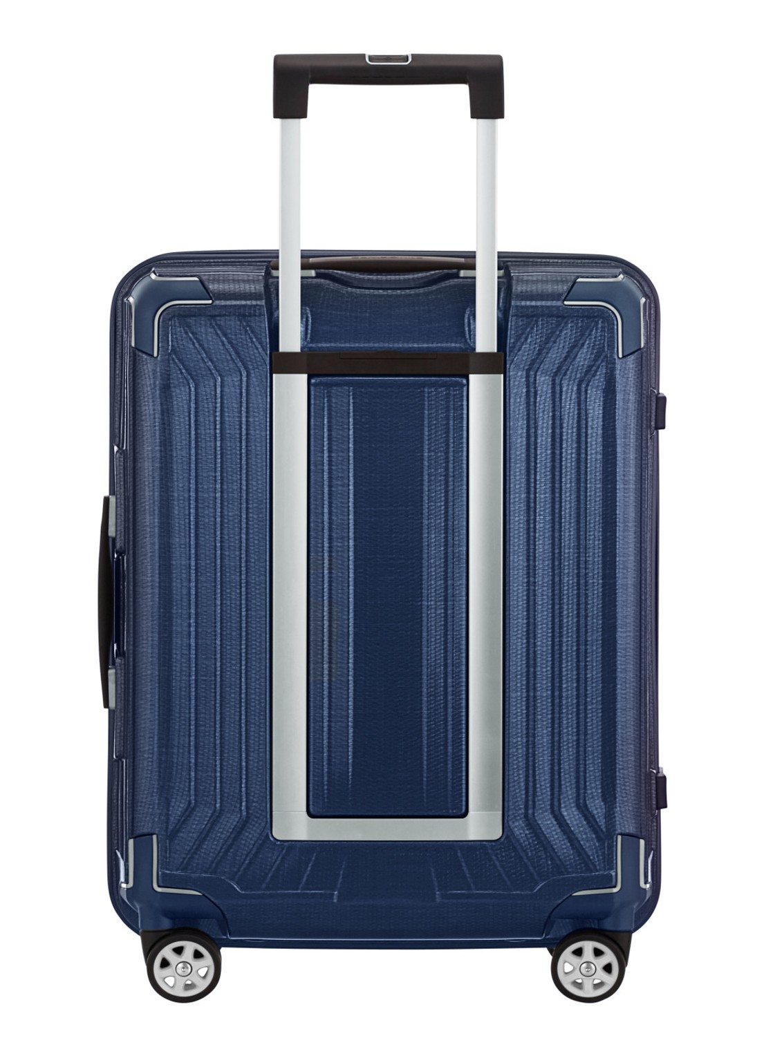 Samsonite Lite-Box spinner 55 cm - achterkant staalblauw