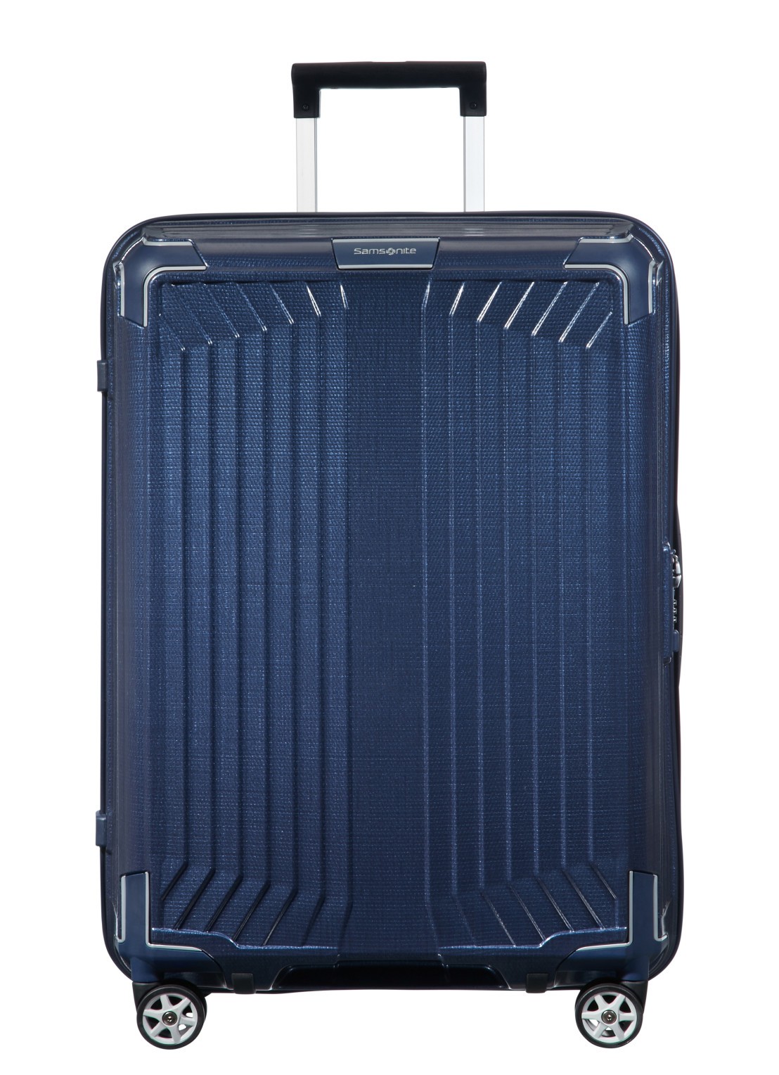 Samsonite Lite-Box spinner 69 cm - voorkant 6 staalblauw