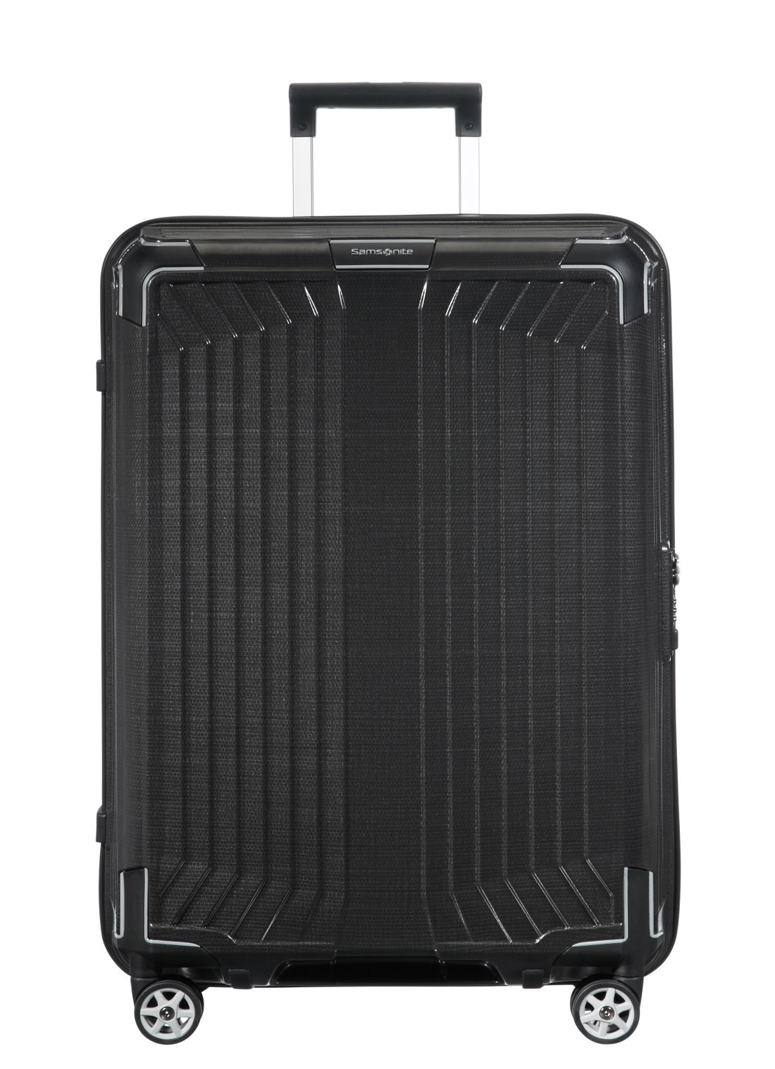 Samsonite Lite-Box spinner 69 cm - voorkant 2 zwart