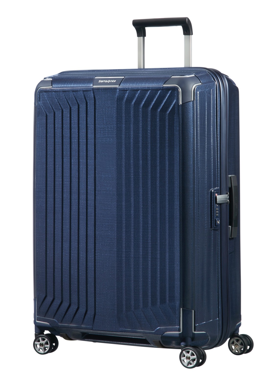 Samsonite Lite-Box spinner 75 cm - voorkant 5 donkerblauw