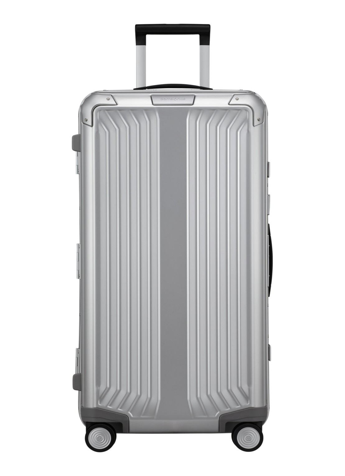 Samsonite Lite-Box spinner 80 cm - voorkant zilver