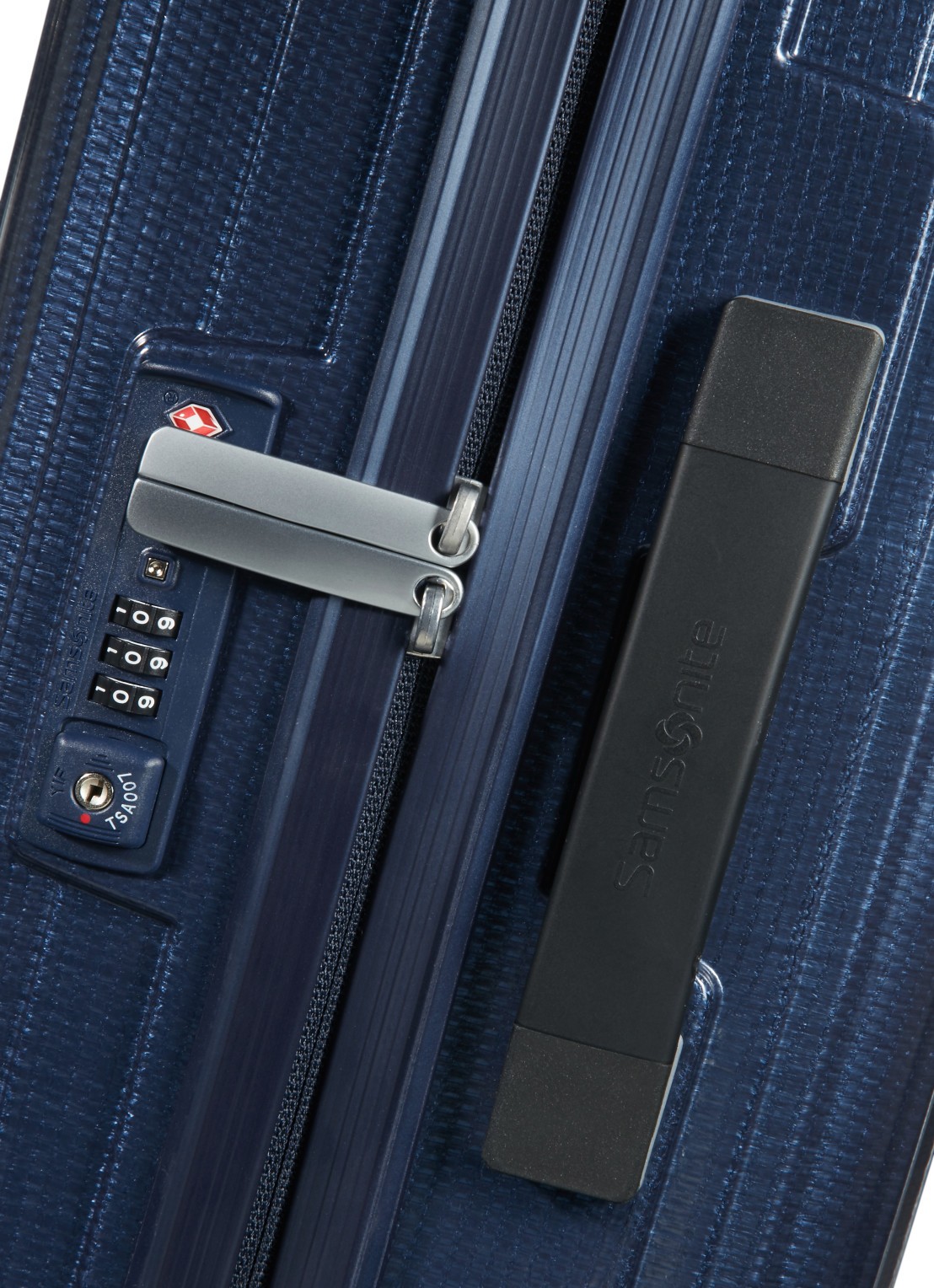Samsonite Lite-Box spinner 81 cm - detail 4 donkerblauw