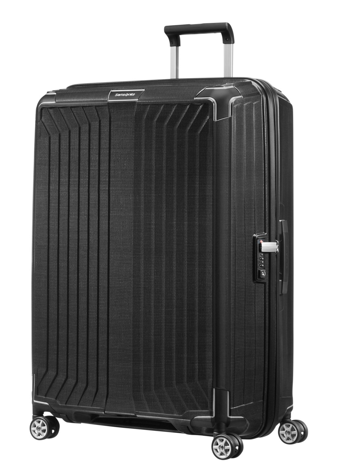 Samsonite Lite-Box spinner 81 cm - voorkant 2 zwart