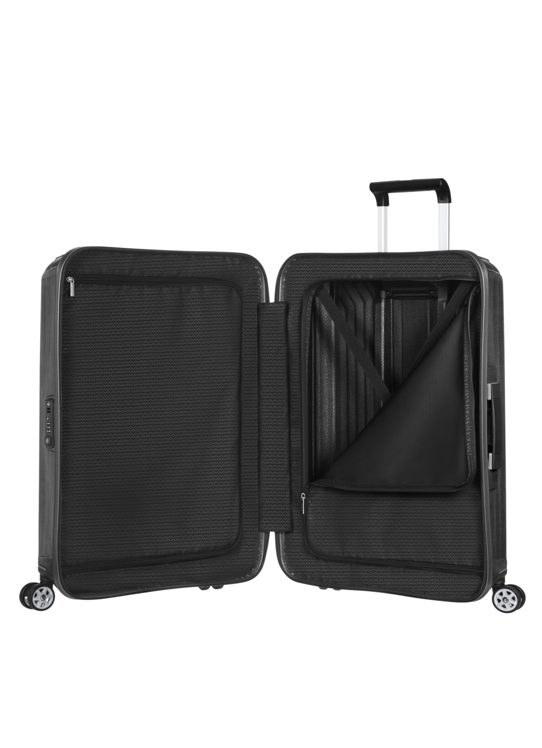 Samsonite Lite-Box spinner 81 cm - voorkant 3 zwart
