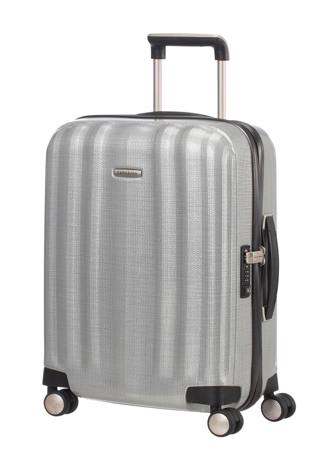 Samsonite Lite-Cube spinner 55 cm - detail 3 zilver