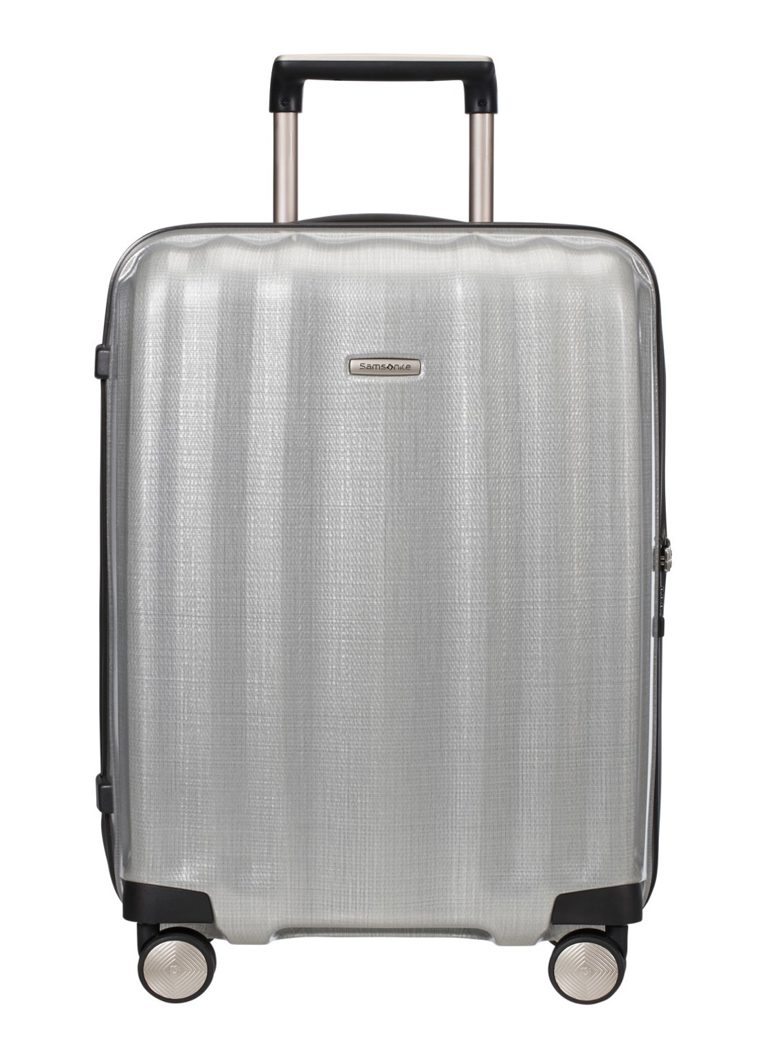Samsonite Lite-Cube spinner 68 cm - voorkant 5 zilver
