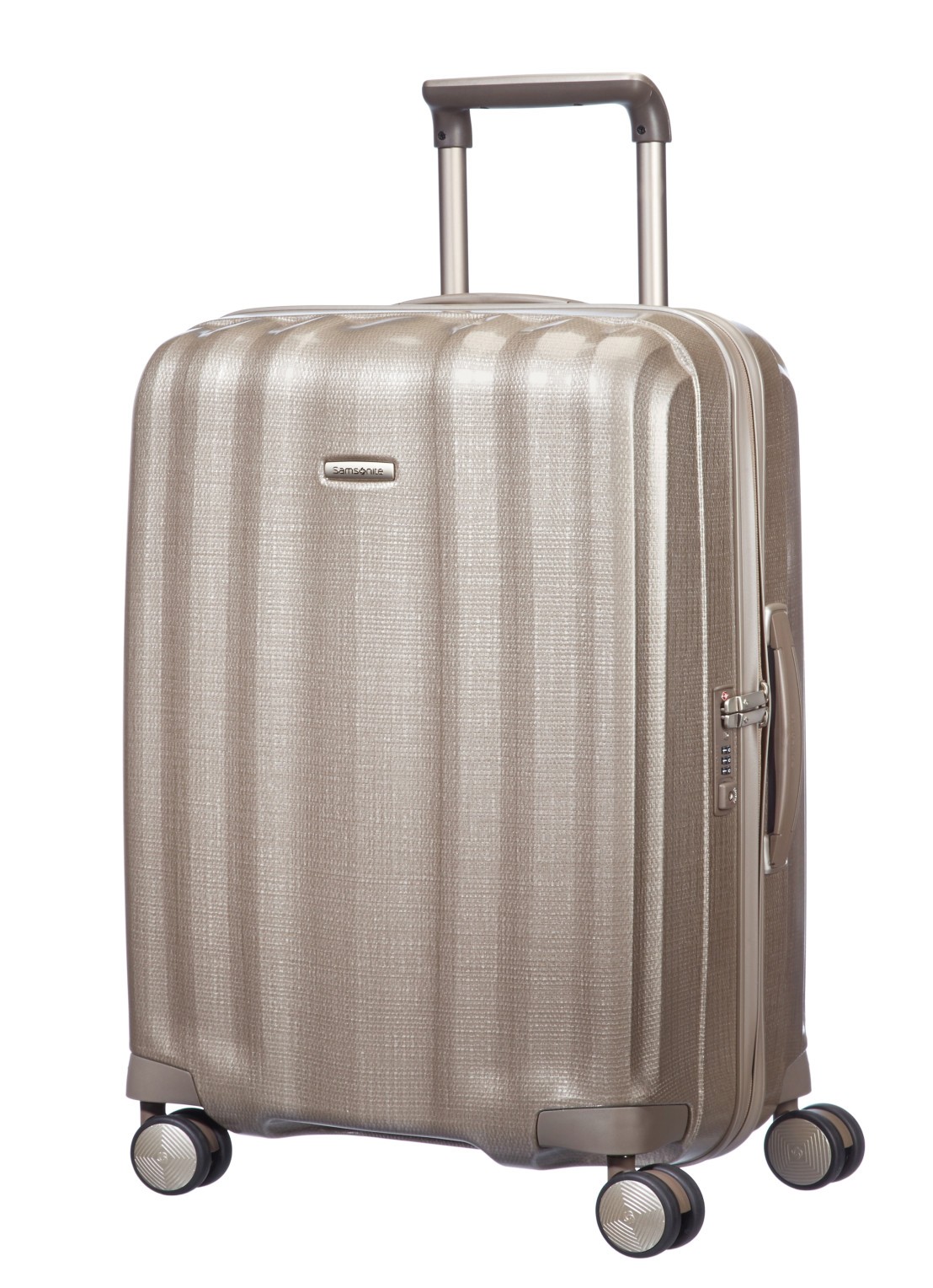 Samsonite Lite-Cube spinner 69 cm - detail 3 ivory gold