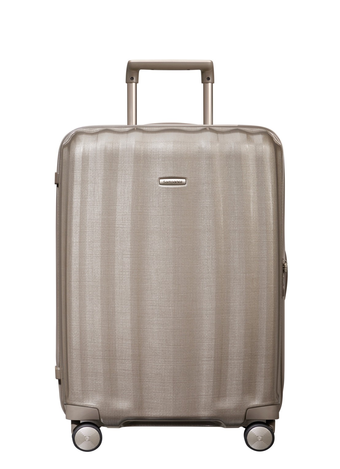 Samsonite Lite-Cube spinner 69 cm - voorkant ivory gold