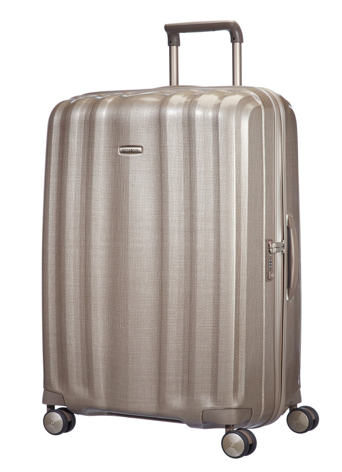 Samsonite Lite-Cube spinner 81 cm - detail 5 ivory gold