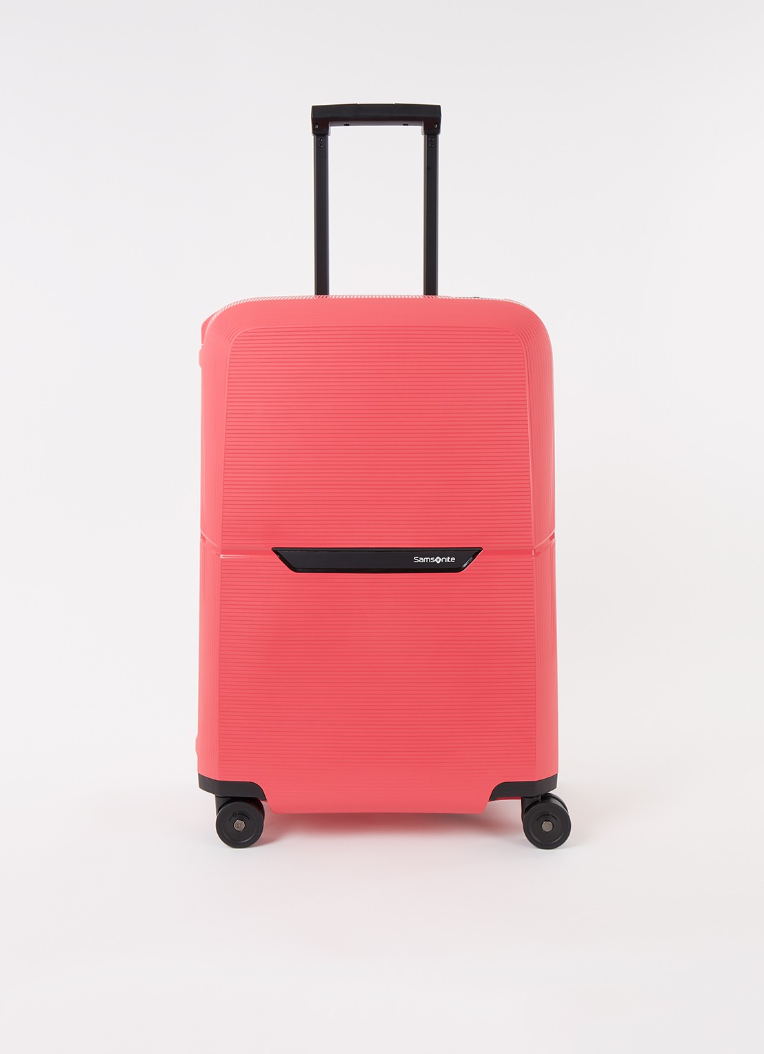 Samsonite Magnum Eco spinner 69 cm - voorkant roze