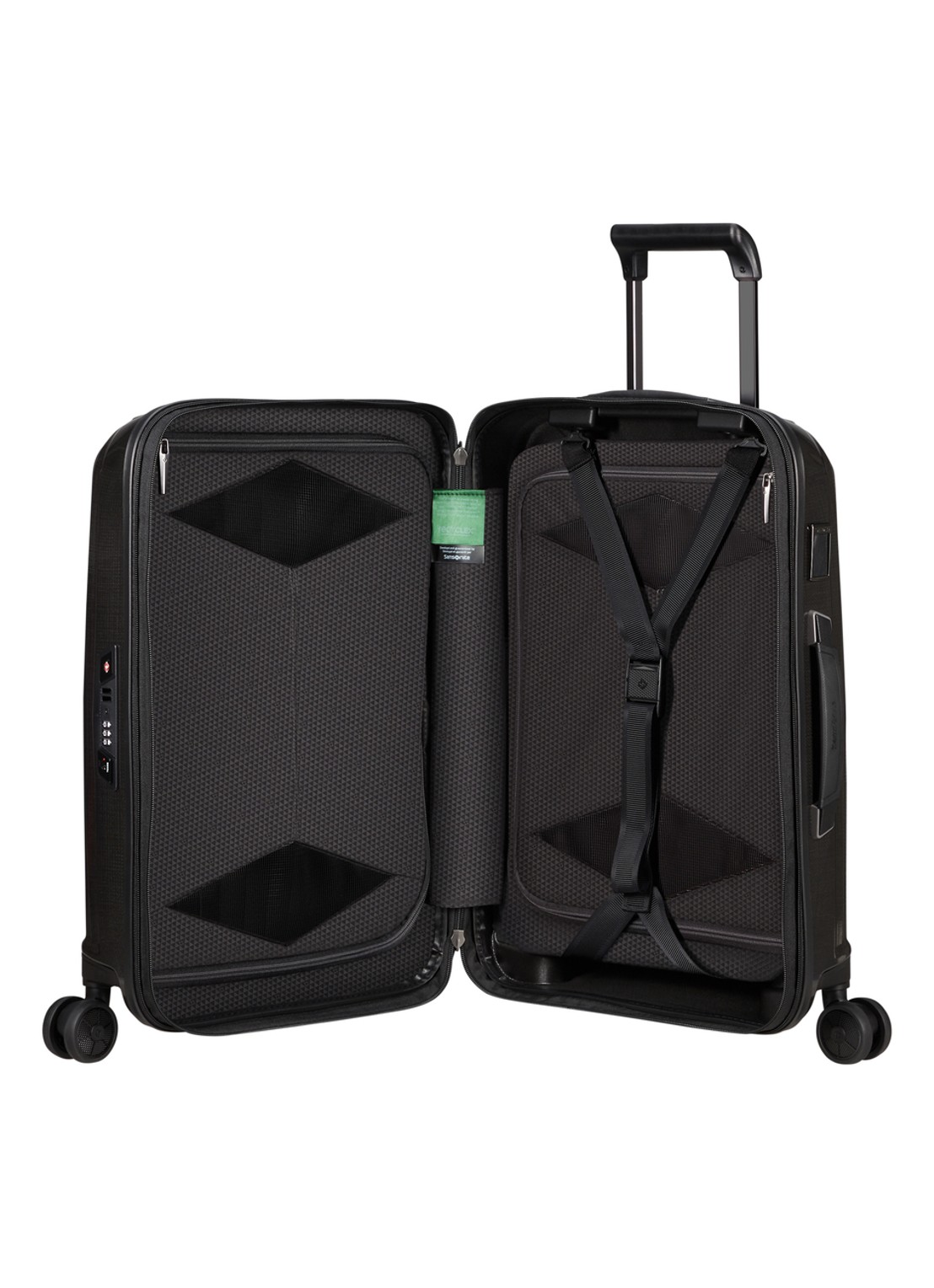 Samsonite Major-Lite spinner 55 cm - achterkant zwart