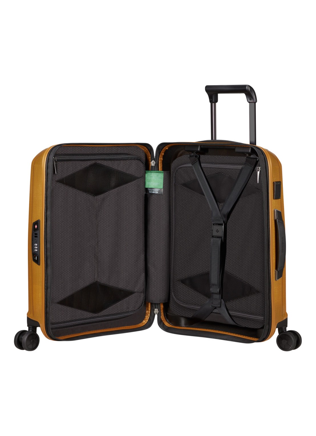 Samsonite Major-Lite spinner 55 cm - voorkant 5 okergeel