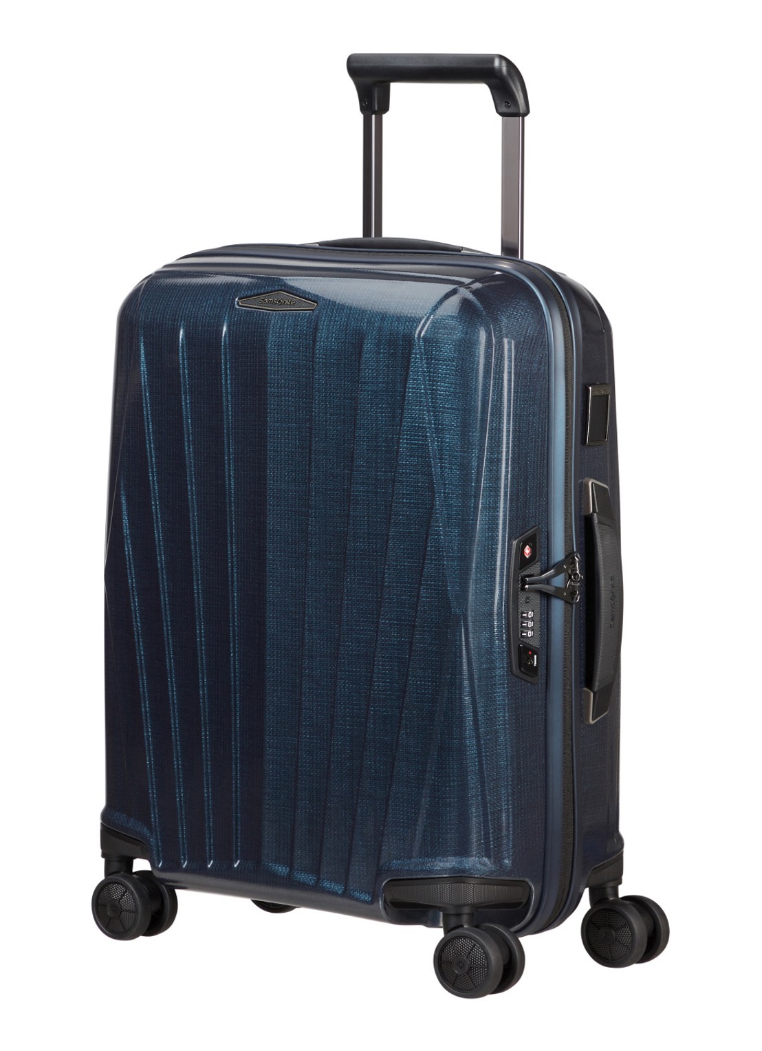 Samsonite Major-Lite spinner 55 cm - detail 4 donkerblauw