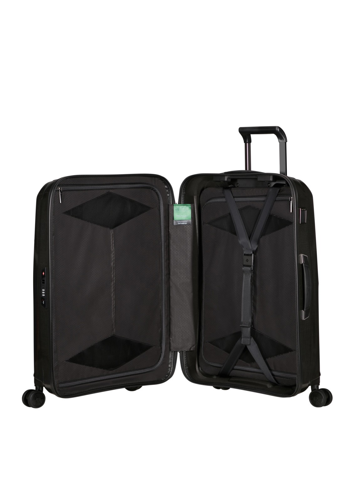 Samsonite Major-Lite spinner 69 cm - voorkant 2 zwart