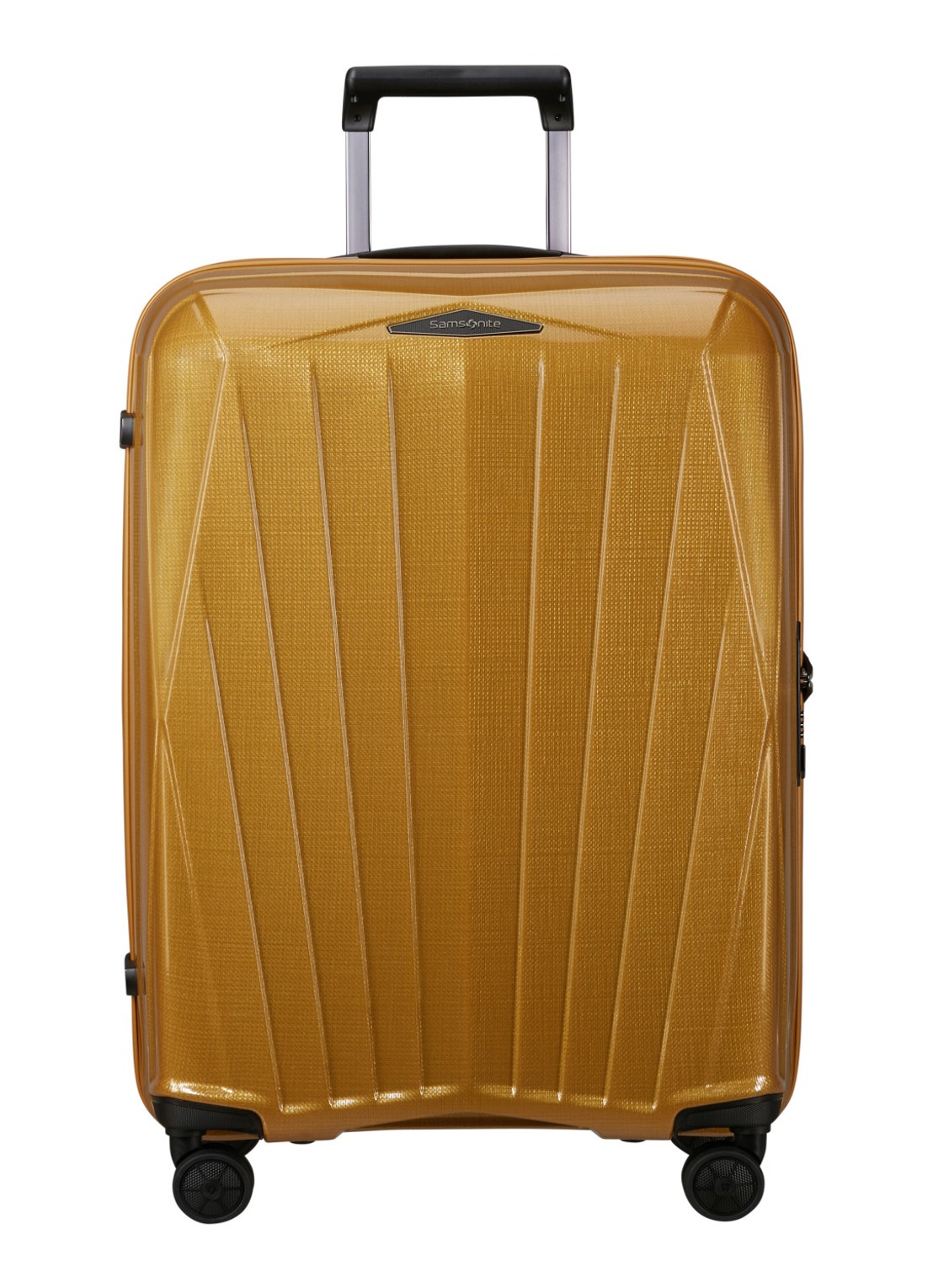 Samsonite Major-Lite spinner 69 cm - voorkant okergeel