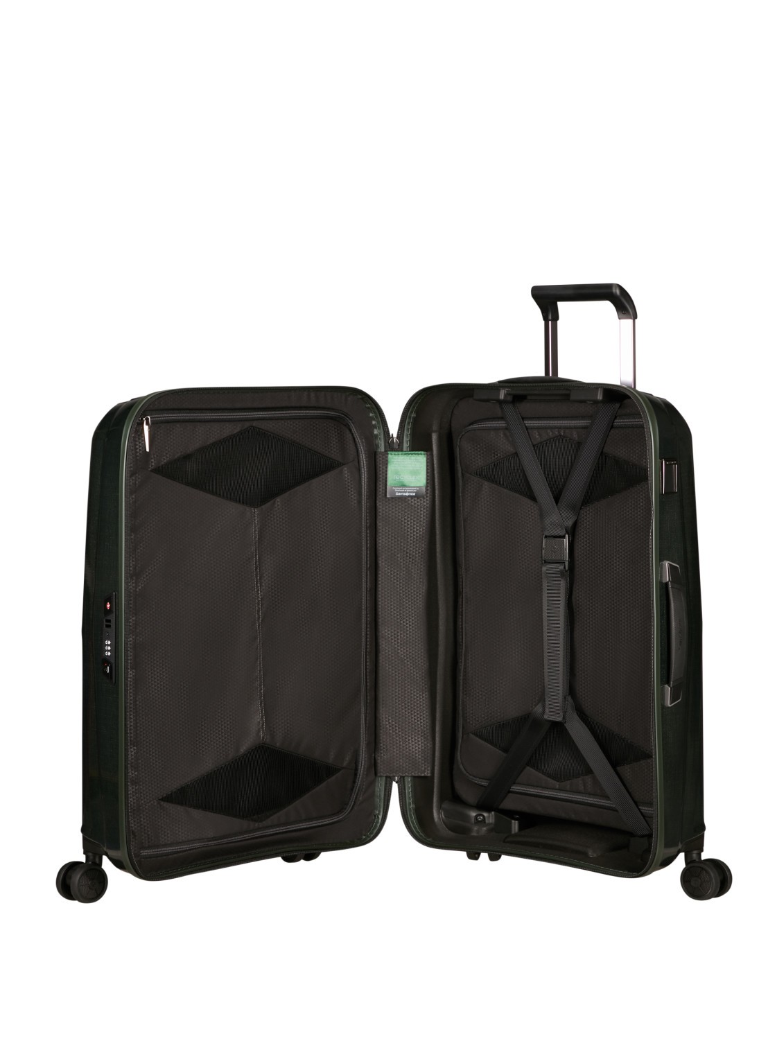 Samsonite Major-Lite spinner 69 cm - voorkant 2 groen