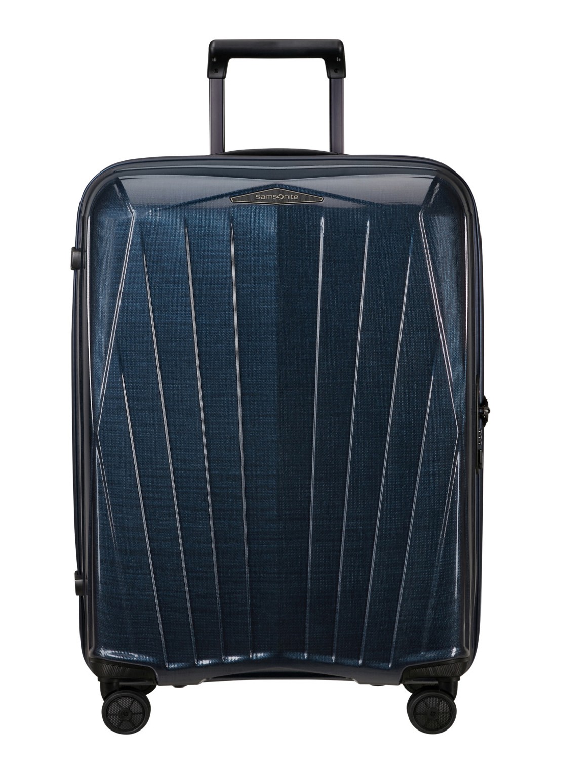 Samsonite Major-Lite spinner 69 cm - voorkant 6 donkerblauw