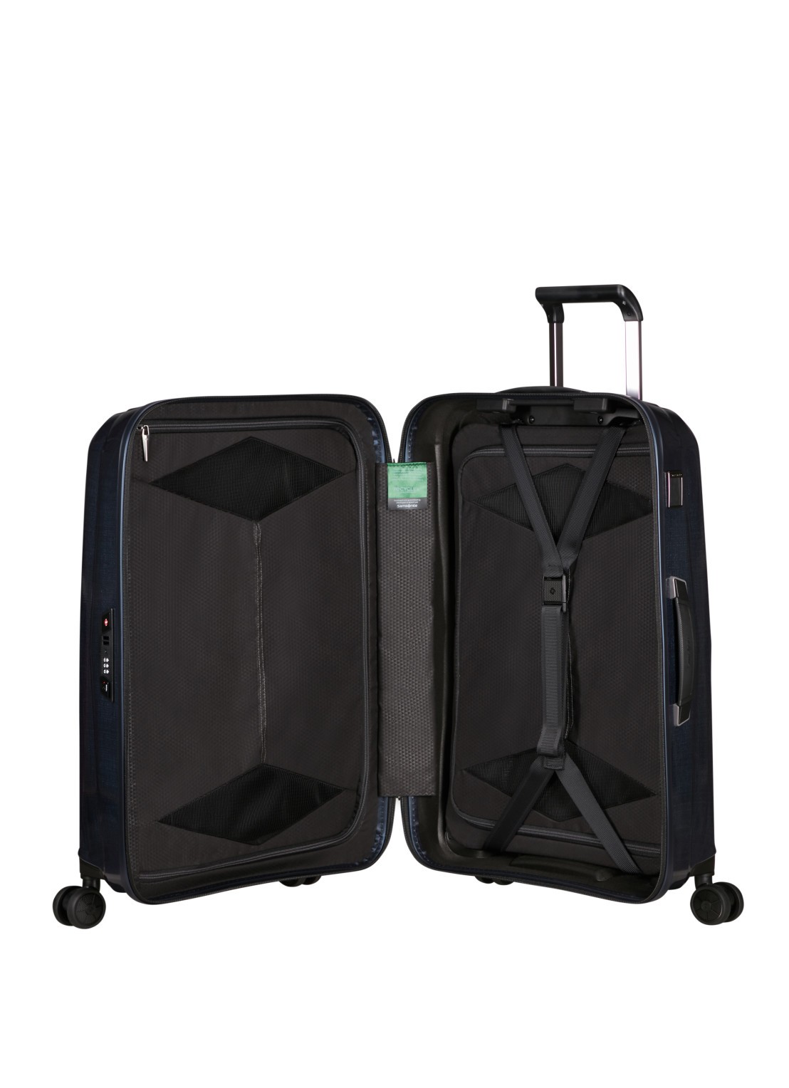 Samsonite Major-Lite spinner 69 cm - voorkant 7 donkerblauw