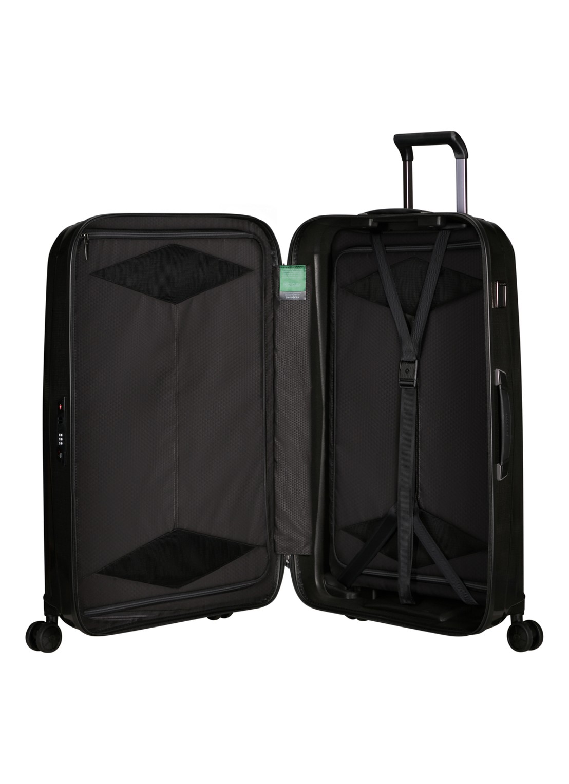 Samsonite Major-Lite spinner 77 cm - achterkant 3 zwart