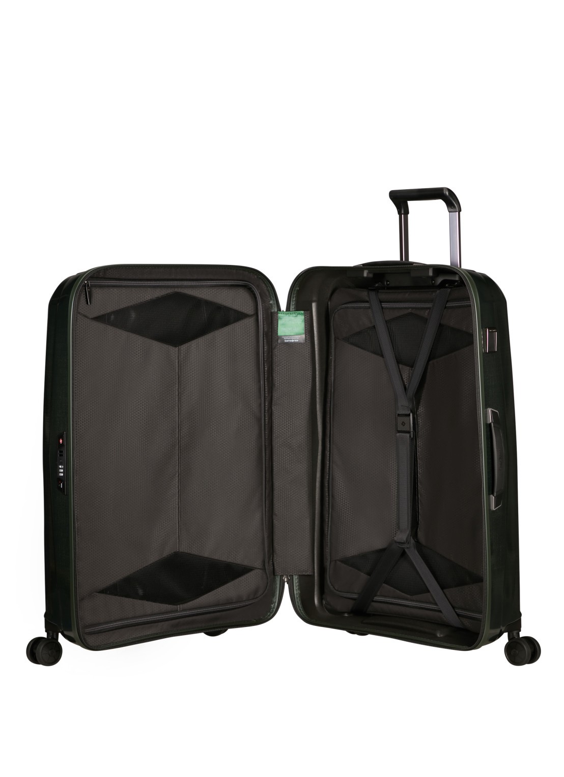Samsonite Major-Lite spinner 77 cm - voorkant 3 groen