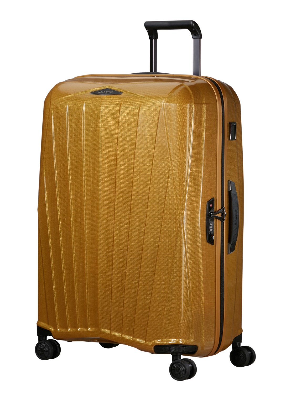 Samsonite Major-Lite spinner 77 cm - detail okergeel