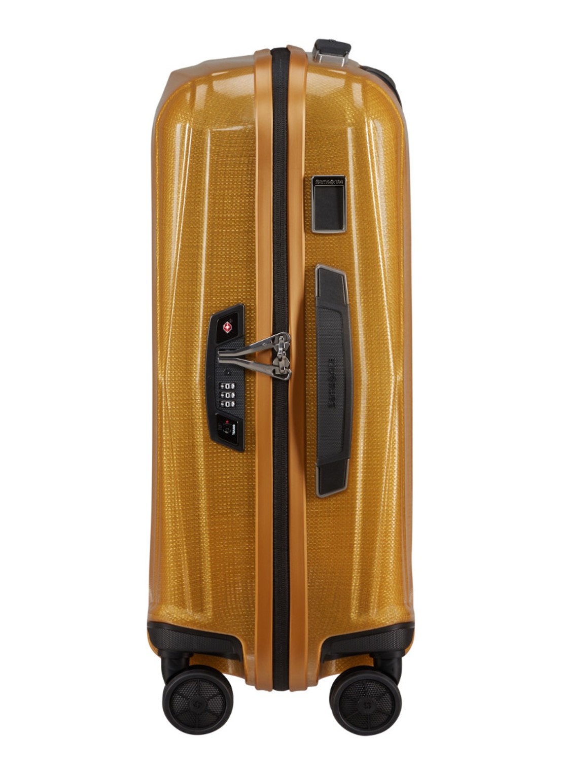 Samsonite Major-Lite vergrootbare spinner 55 cm - detail 4 okergeel