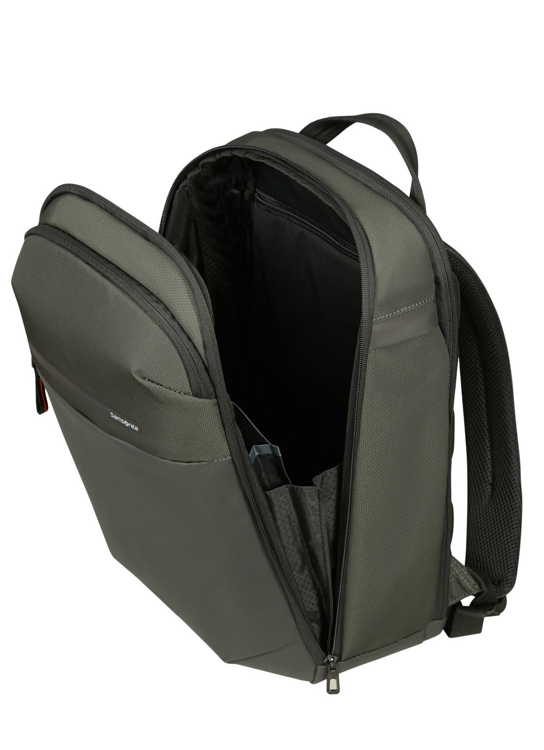 Samsonite Moderny laptoprugzak met 15,6 inch laptopvak - achterkant groen