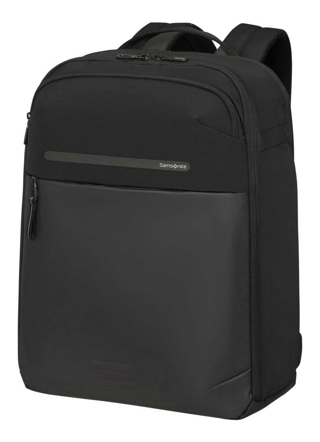 Samsonite Moderny laptoprugzak met 17,3 inch laptopvak - voorkant 4 zwart