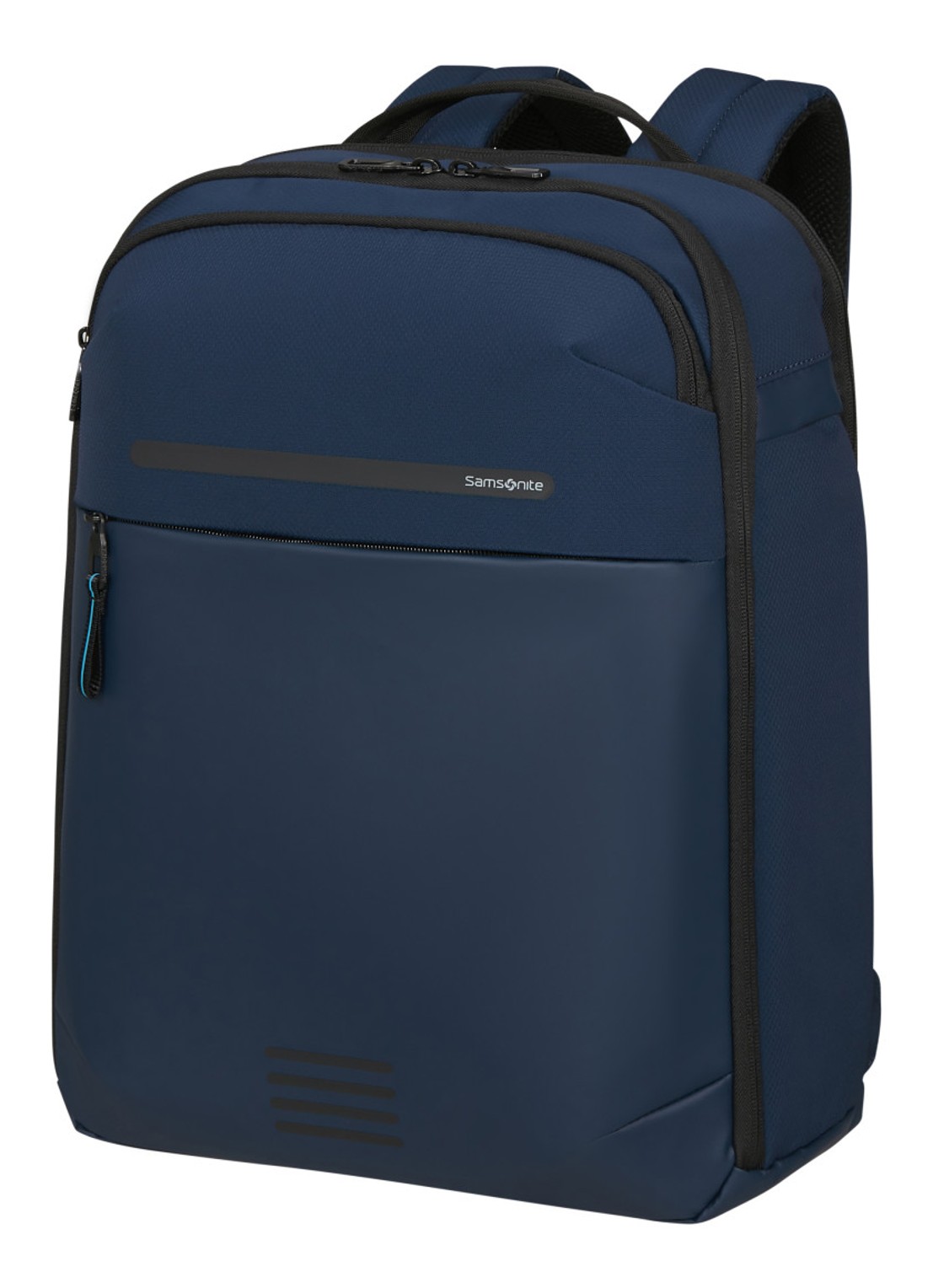 Samsonite Moderny laptoprugzak met 17,3 inch laptopvak - voorkant 6 donkerblauw
