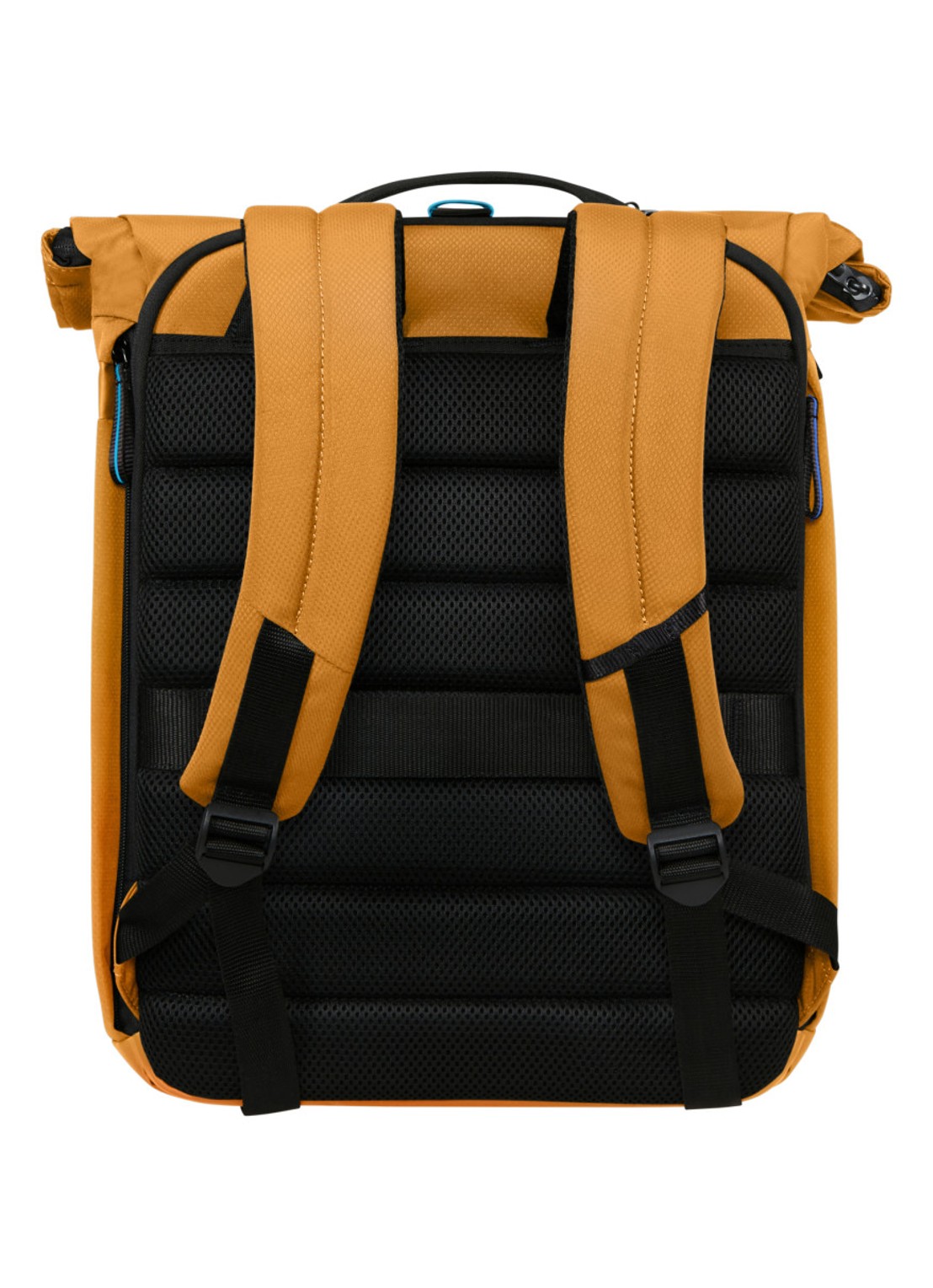 Samsonite Moderny rugzak met 15,6 inch laptopvak - achterkant mosterd