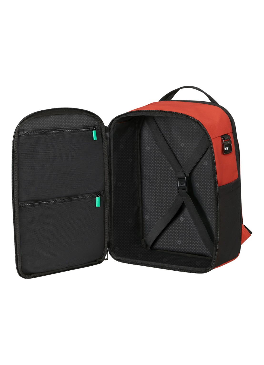 Samsonite Moderny S rugzak - achterkant 2 rood
