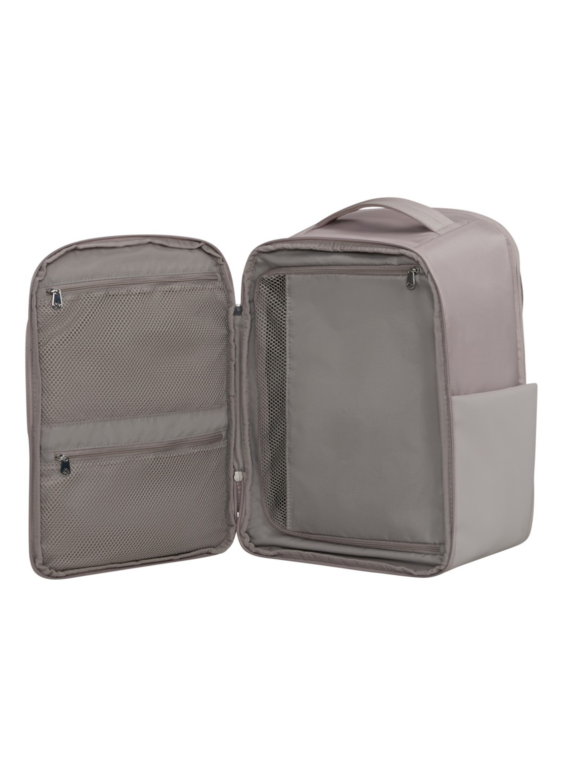 Samsonite Move Journey rugzak met 14 inch laptopvak - achterkant 3 beige