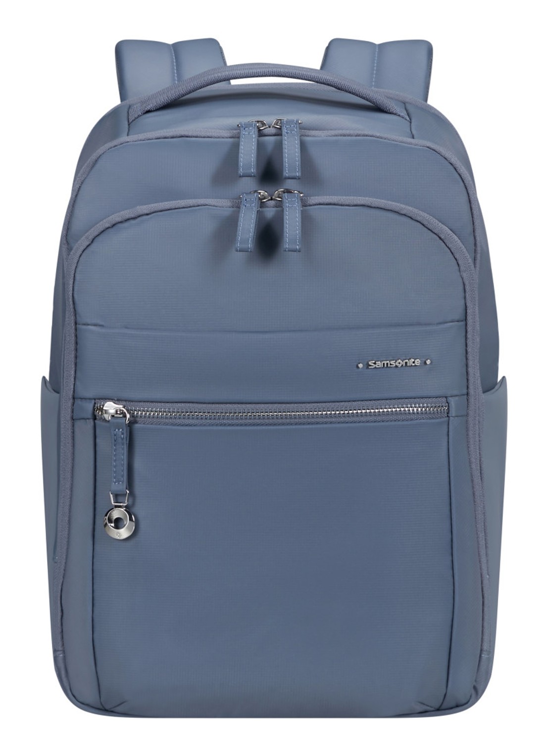 Samsonite Move Journey rugzak met 14 inch laptopvak - voorkant staalblauw