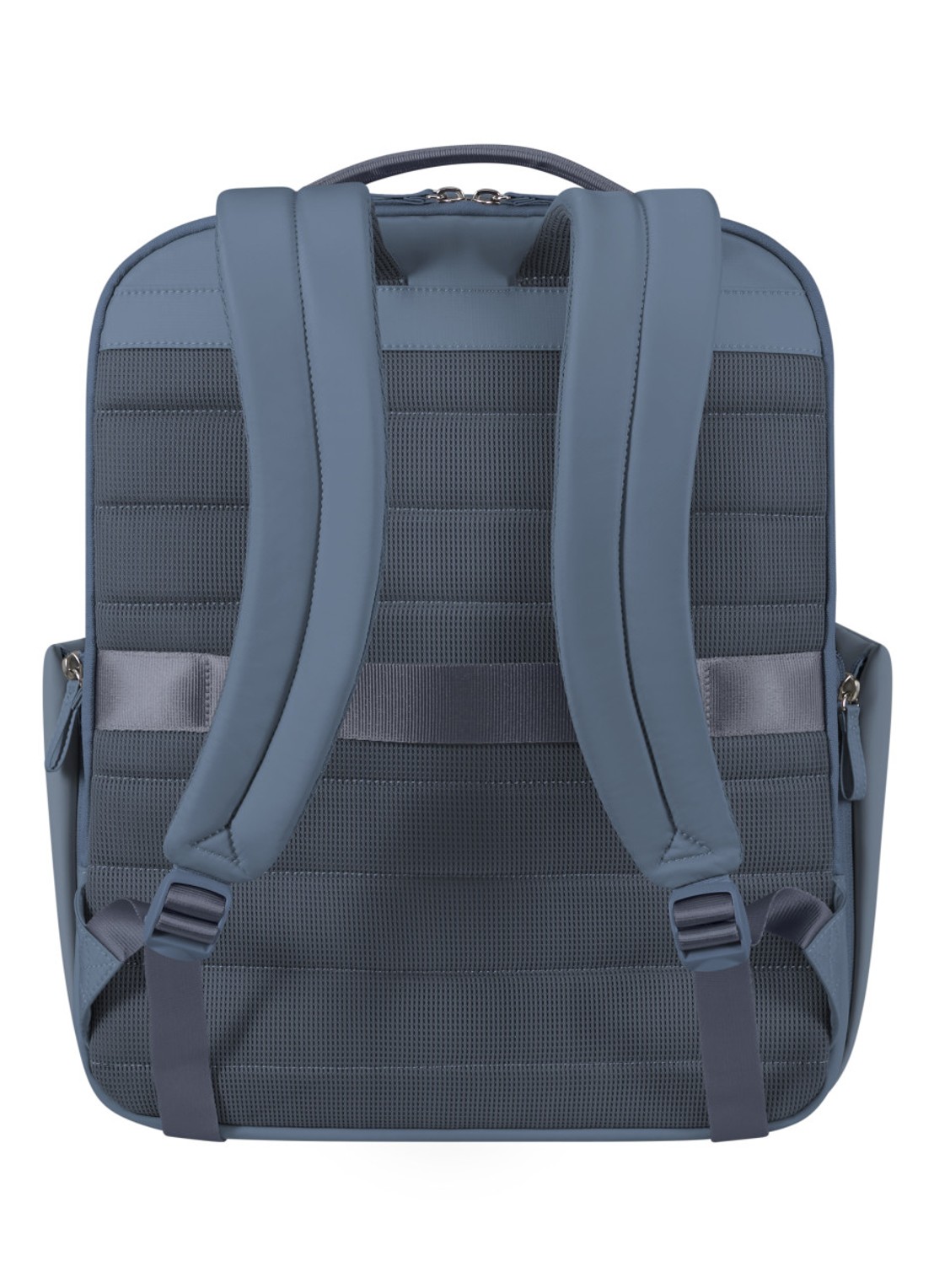 Samsonite Move Journey rugzak met logo - achterkant 3 staalblauw