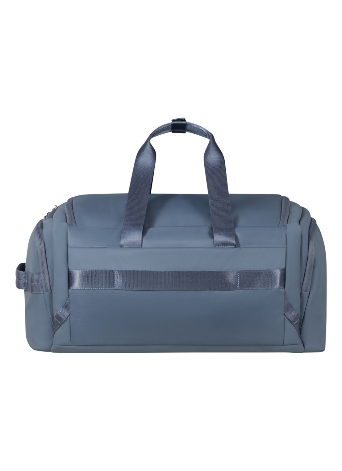 Samsonite Move Journey weekendtas met logo - achterkant staalblauw