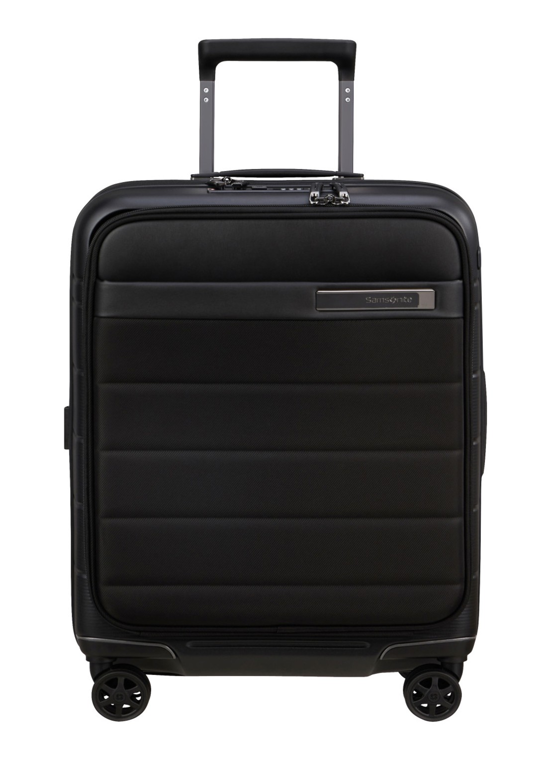 Samsonite Neopod spinner 55 cm - voorkant 2 zwart