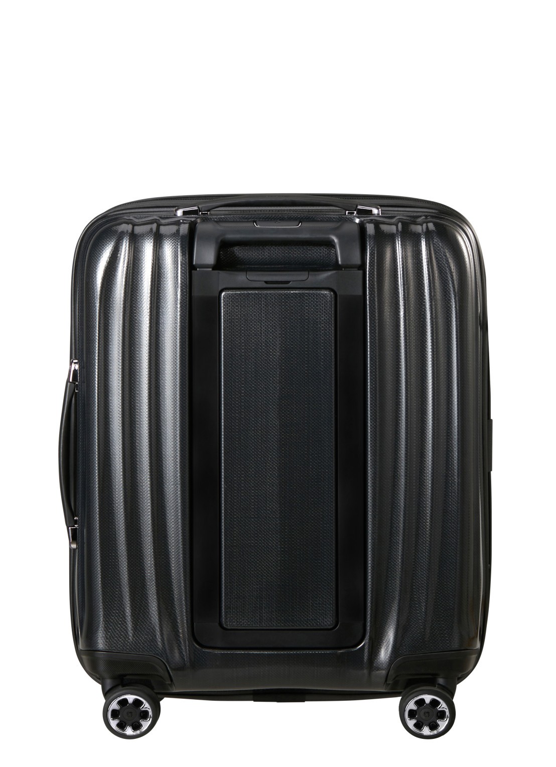 Samsonite Nexis vergrootbare spinner 55 cm - detail zwart