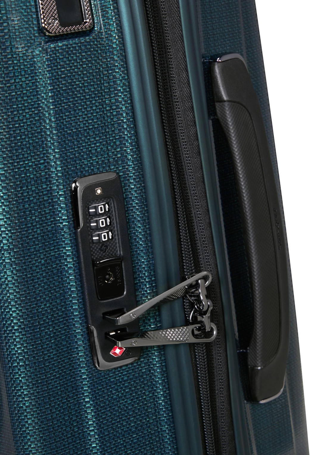 Samsonite Nexis vergrootbare spinner 55 cm - detail 5 petrol