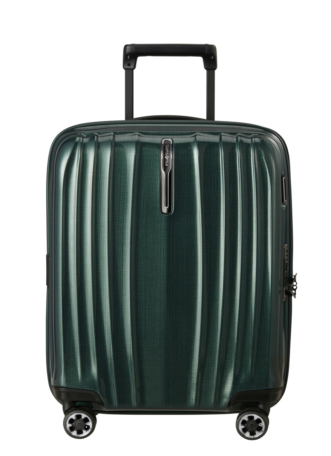 Samsonite Nexis vergrootbare spinner 55 cm - voorkant 4 groen