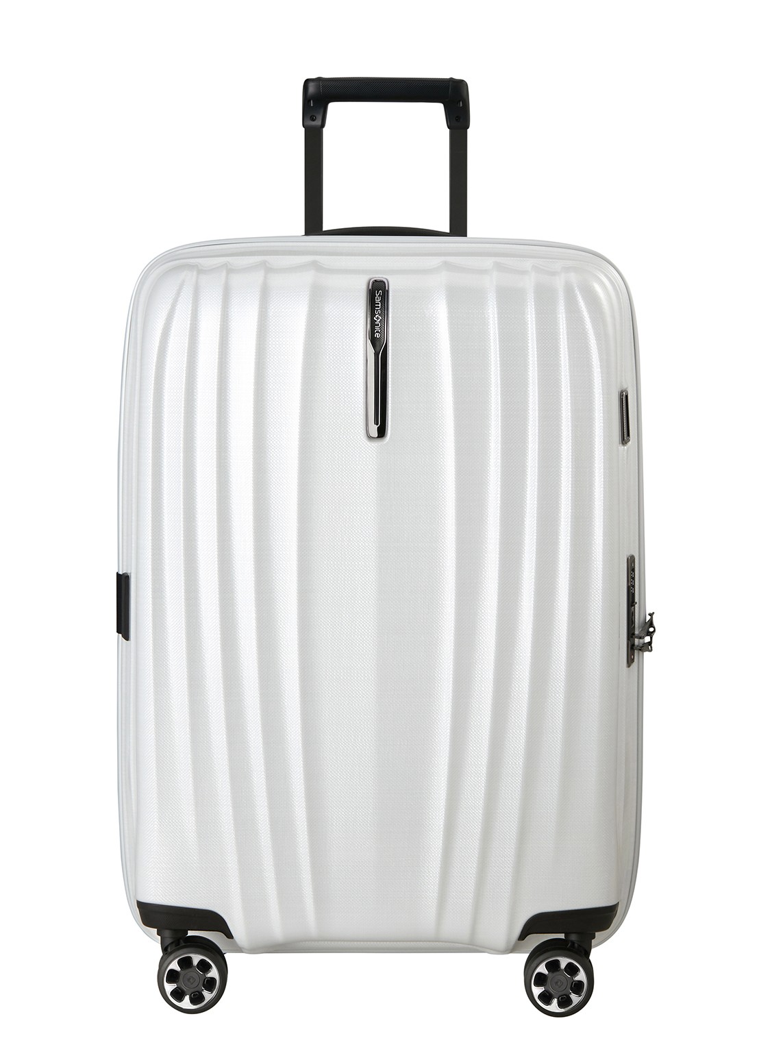 Samsonite Nexis vergrootbare spinner 70 cm - voorkant gebroken wit